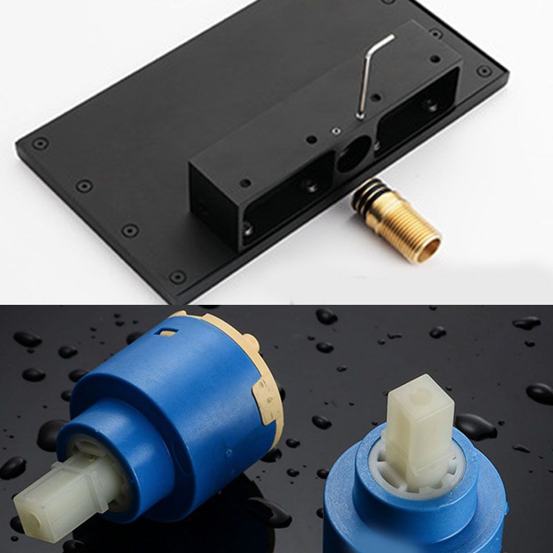 Modern Fixed Bathroom Faucet Wall Mounted Metal Tub Faucet Trim Clearhalo 'Bathroom Remodel & Bathroom Fixtures' 'Bathtub Faucets' 'bathtub_faucets' 'Home Improvement' 'home_improvement' 'home_improvement_bathtub_faucets' 1200x1200_bacd36ae-cb72-4243-8ffd-56dd37c66a0d