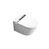 Contemporary Wall Mounted Bidet Heated Seat White Elongated Smart Bidet Clearhalo 'Bathroom Remodel & Bathroom Fixtures' 'Bidets' 'Home Improvement' 'home_improvement' 'home_improvement_bidets' 'Toilets & Bidets' 1200x1200_bb001fa8-664a-4460-a4e7-810f8aac51d0