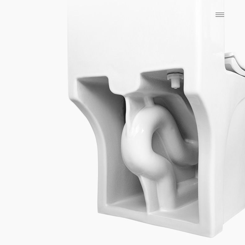 Modern Siphon Jet Toilet Bowl White Bidet Toilet with Seat for Bathroom Clearhalo 'Bathroom Remodel & Bathroom Fixtures' 'Home Improvement' 'home_improvement' 'home_improvement_toilets' 'Toilets & Bidets' 'Toilets' 1200x1200_bb2fd737-3f32-484d-a130-b45378105966