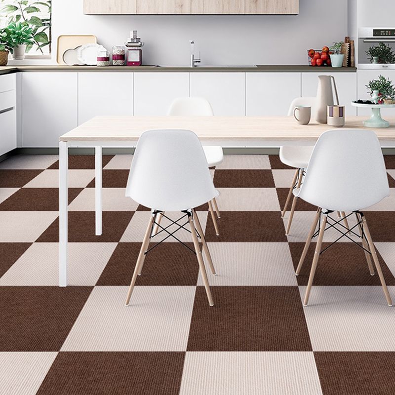 Carpet Tile Fade Resistant Solid Color Self-Stick Carpet Tiles Living Room Clearhalo 'Carpet Tiles & Carpet Squares' 'carpet_tiles_carpet_squares' 'Flooring 'Home Improvement' 'home_improvement' 'home_improvement_carpet_tiles_carpet_squares' Walls and Ceiling' 1200x1200_bb33dc9d-6668-42d5-ac9b-6293cd724296