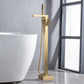 Floor Mounted Metal Freestanding Tub Filler Rotatable Freestanding Bathtub Faucet Clearhalo 'Bathroom Remodel & Bathroom Fixtures' 'Bathtub Faucets' 'bathtub_faucets' 'Home Improvement' 'home_improvement' 'home_improvement_bathtub_faucets' 1200x1200_bb5116d5-9cf1-4c94-bec3-ccd8b3b001af