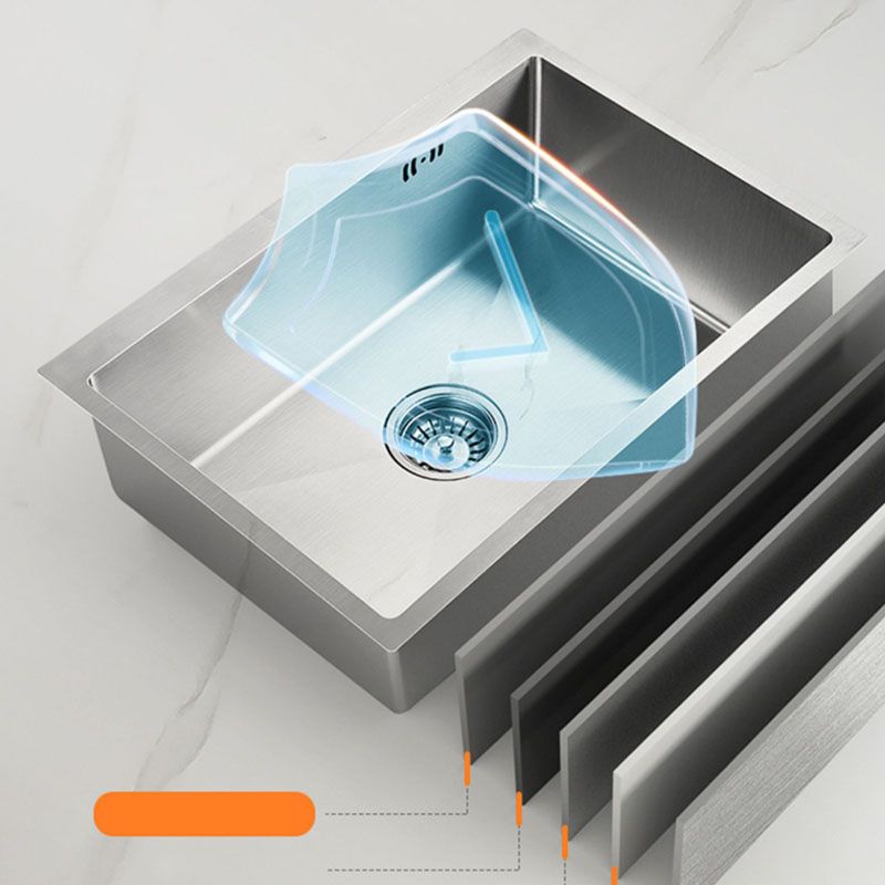 Modern Kitchen Bar Sink Stainless Steel with Soundproofing Workstation Ledge Clearhalo 'Home Improvement' 'home_improvement' 'home_improvement_kitchen_sinks' 'Kitchen Remodel & Kitchen Fixtures' 'Kitchen Sinks & Faucet Components' 'Kitchen Sinks' 'kitchen_sinks' 1200x1200_bb83249c-6479-4395-aaa7-609a55e23215