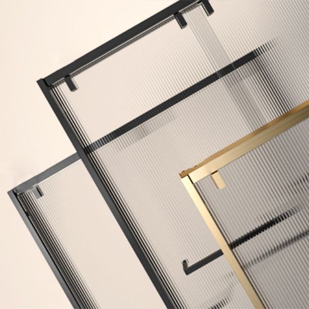 Double Sliding Shower Doors Black Tempered Glass Shower Bath Door Clearhalo 'Bathroom Remodel & Bathroom Fixtures' 'Home Improvement' 'home_improvement' 'home_improvement_shower_tub_doors' 'Shower and Tub Doors' 'shower_tub_doors' 'Showers & Bathtubs' 1200x1200_bb8aec41-69e6-4bdd-9863-49a7d521ec1c