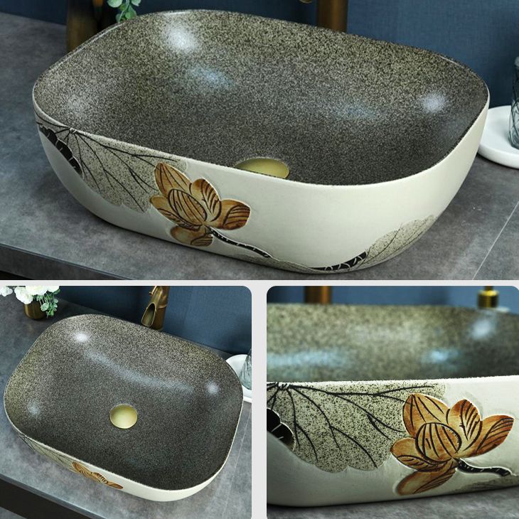 Porcelain Vessel Bathroom Sink Modern No Craftsmanship Vessel Bathroom Sink Only Clearhalo 'Bathroom Remodel & Bathroom Fixtures' 'Bathroom Sinks & Faucet Components' 'Bathroom Sinks' 'bathroom_sink' 'Home Improvement' 'home_improvement' 'home_improvement_bathroom_sink' 1200x1200_bba43c50-b7ac-4ddd-bee6-7e75ea851207