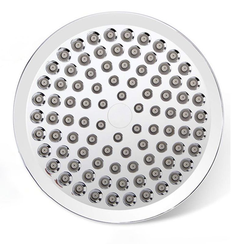 Contemporary Shower Combo Dual Shower Head Chrome Wall-Mount Round Shower Head Clearhalo 'Bathroom Remodel & Bathroom Fixtures' 'Home Improvement' 'home_improvement' 'home_improvement_shower_heads' 'Shower Heads' 'shower_heads' 'Showers & Bathtubs Plumbing' 'Showers & Bathtubs' 1200x1200_bbb23dd2-a65d-48e7-8db2-bd4f9b6c620d