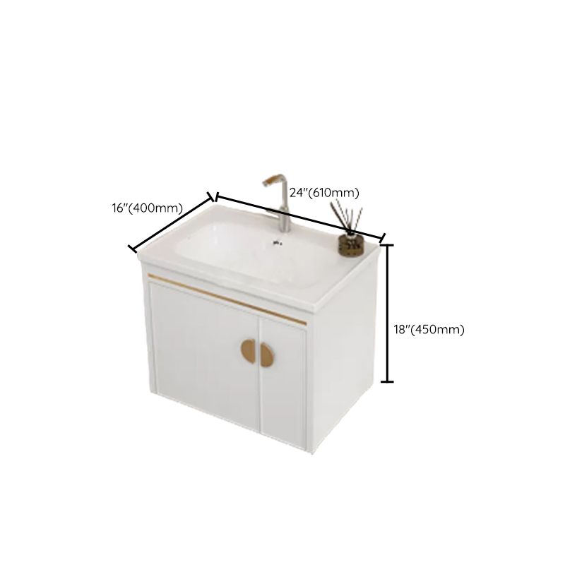 Gorgeous Sink Cabinet Free-standing Standard Space Saver Vanity with Mirror Clearhalo 'Bathroom Remodel & Bathroom Fixtures' 'Bathroom Vanities' 'bathroom_vanities' 'Home Improvement' 'home_improvement' 'home_improvement_bathroom_vanities' 1200x1200_bbbc1a0d-8e00-484b-a059-01359817064e