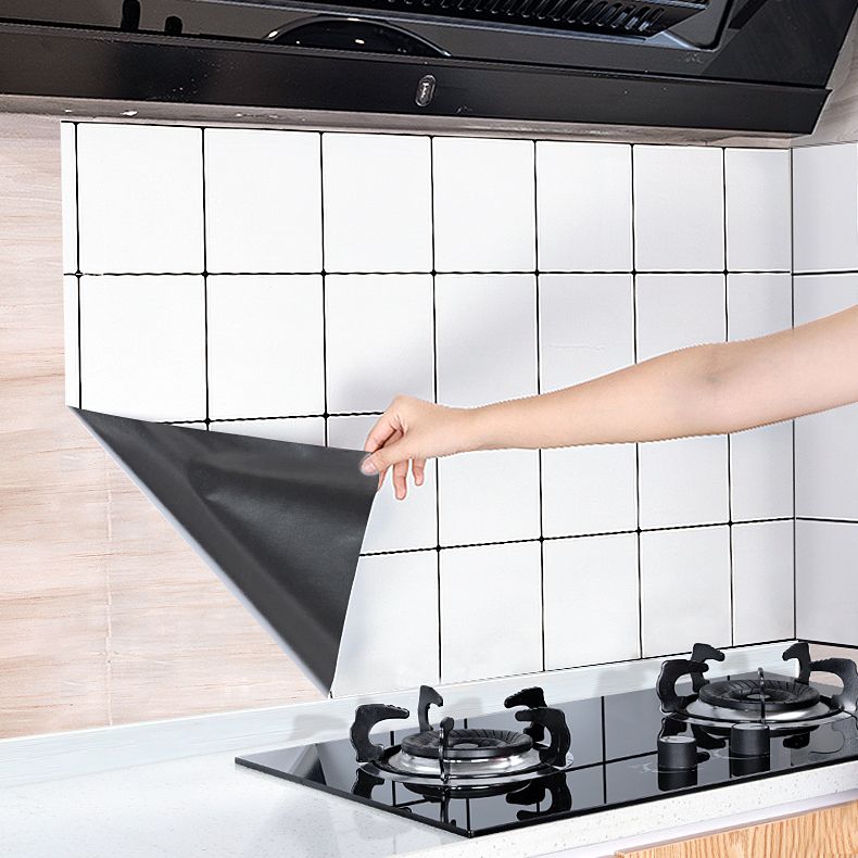 Modern Peel and Stick Backsplash Tile PVC Wallpaper for Fireplace Surround Clearhalo 'Flooring 'Home Improvement' 'home_improvement' 'home_improvement_peel_stick_blacksplash' 'Peel & Stick Backsplash Tile' 'peel_stick_blacksplash' 'Walls & Ceilings' Walls and Ceiling' 1200x1200_bbc60f25-c9b7-447a-ae1c-9b604511c1f9