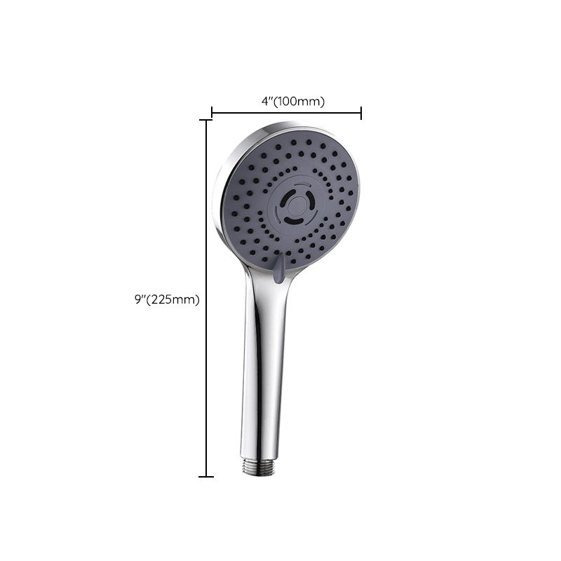 Round Shower Head Plastic Shower Head with Adjustable Spray Pattern Clearhalo 'Bathroom Remodel & Bathroom Fixtures' 'Home Improvement' 'home_improvement' 'home_improvement_shower_heads' 'Shower Heads' 'shower_heads' 'Showers & Bathtubs Plumbing' 'Showers & Bathtubs' 1200x1200_bbf14928-d771-480a-b477-984e741fb680
