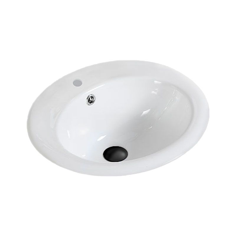 Classical Basin Sink Solid Color Porcelain Bathroom Sink in White Clearhalo 'Bathroom Remodel & Bathroom Fixtures' 'Bathroom Sinks & Faucet Components' 'Bathroom Sinks' 'bathroom_sink' 'Home Improvement' 'home_improvement' 'home_improvement_bathroom_sink' 1200x1200_bc0cedb9-695a-4610-a3cb-36c8f382d66b