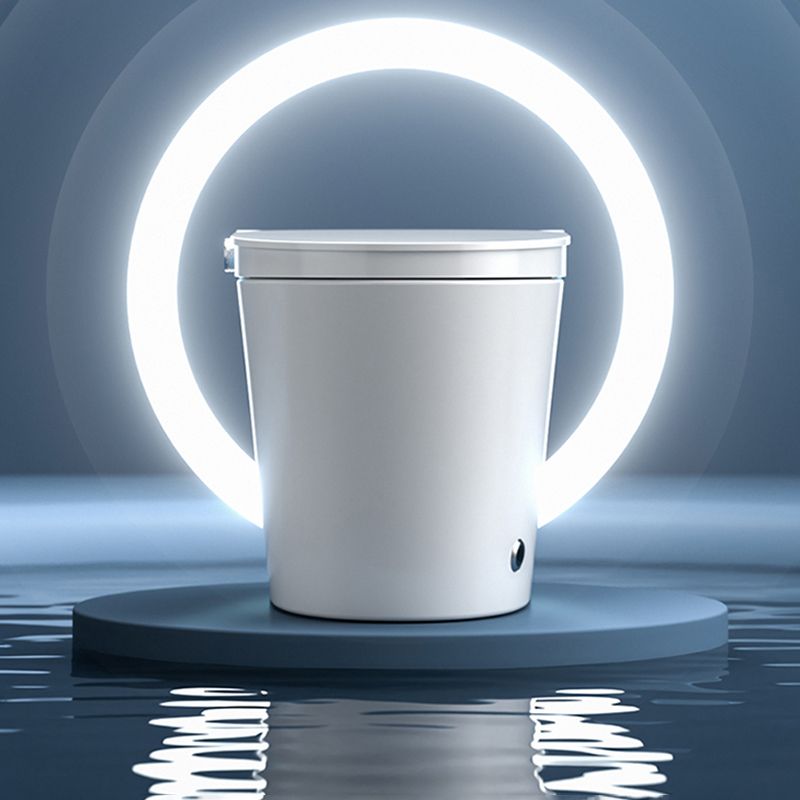 Contemporary White Elongated Heated Seat Warm Air Dryer Floor Mount Bidet Clearhalo 'Bathroom Remodel & Bathroom Fixtures' 'Bidets' 'Home Improvement' 'home_improvement' 'home_improvement_bidets' 'Toilets & Bidets' 1200x1200_bc10a9c2-94fe-498d-ab2c-9d106968256b