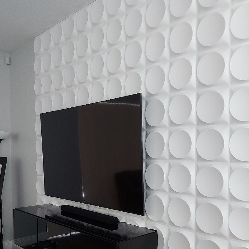 Modern Style PVC Wall Panel Living Room Peel and Stick 3D Wall Paneling Clearhalo 'Flooring 'Home Improvement' 'home_improvement' 'home_improvement_wall_paneling' 'Wall Paneling' 'wall_paneling' 'Walls & Ceilings' Walls and Ceiling' 1200x1200_bc1161bf-d0ef-4eb3-8928-b2629bb5299e