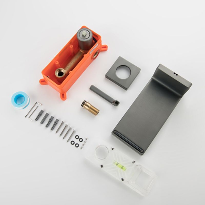 Modern Tub Faucet Trim Copper Wall Mounted Waterfall Tub Filler Clearhalo 'Bathroom Remodel & Bathroom Fixtures' 'Bathtub Faucets' 'bathtub_faucets' 'Home Improvement' 'home_improvement' 'home_improvement_bathtub_faucets' 1200x1200_bc324325-de9c-4c3f-af5b-c72a2cd9dd7f