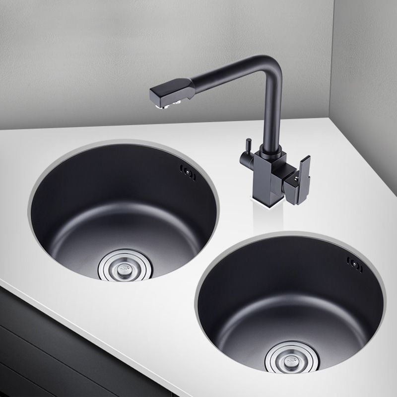 Single Bowl Kitchen Sink Stainless Steel Round Sink with Drain Assembly Clearhalo 'Home Improvement' 'home_improvement' 'home_improvement_kitchen_sinks' 'Kitchen Remodel & Kitchen Fixtures' 'Kitchen Sinks & Faucet Components' 'Kitchen Sinks' 'kitchen_sinks' 1200x1200_bc33493a-d406-4191-b568-0afe9dc72a71