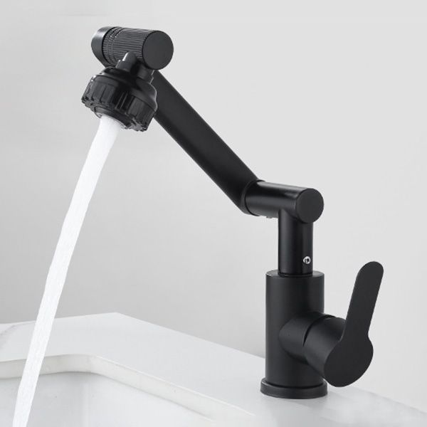 Kitchen Faucet Universal Head Rod Handle Kitchen Faucet Hot and Cold Controlled Faucet Clearhalo 'Home Improvement' 'home_improvement' 'home_improvement_kitchen_faucets' 'Kitchen Faucets' 'Kitchen Remodel & Kitchen Fixtures' 'Kitchen Sinks & Faucet Components' 'kitchen_faucets' 1200x1200_bc64aa82-82ec-4b40-98e2-cd5cc3587880