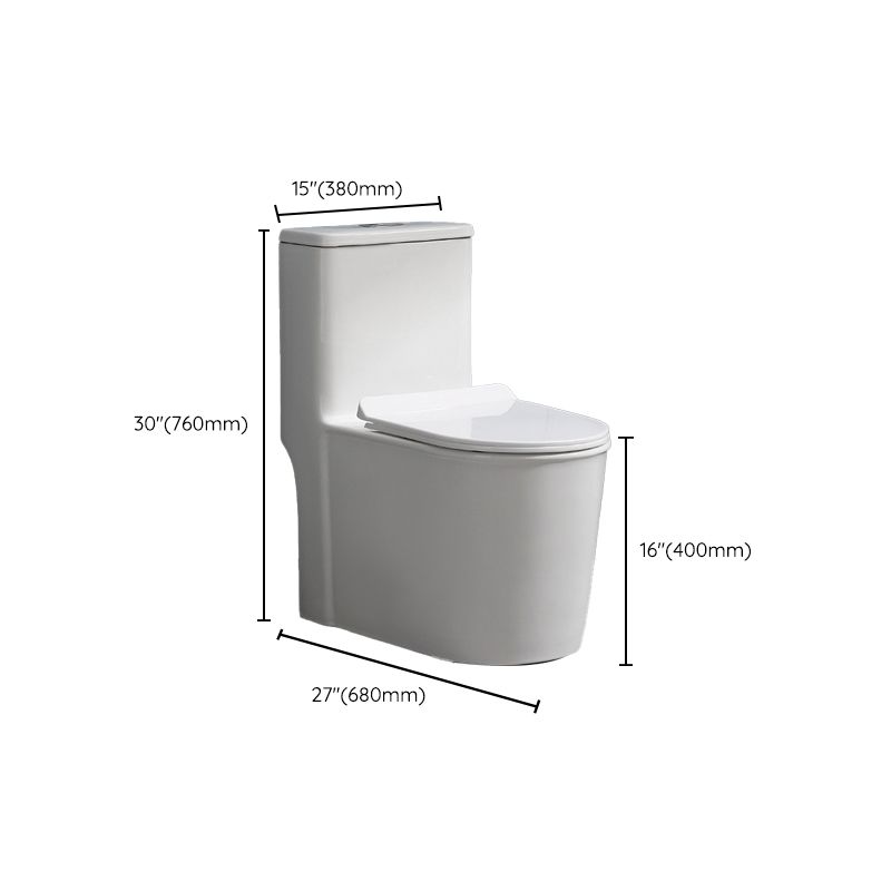 White Toilet Glazed Surface Modern All-In-One Toilet Bowl for Bathroom Clearhalo 'Bathroom Remodel & Bathroom Fixtures' 'Home Improvement' 'home_improvement' 'home_improvement_toilets' 'Toilets & Bidets' 'Toilets' 1200x1200_bc720b34-6b80-490a-8d77-52f78dac92ee
