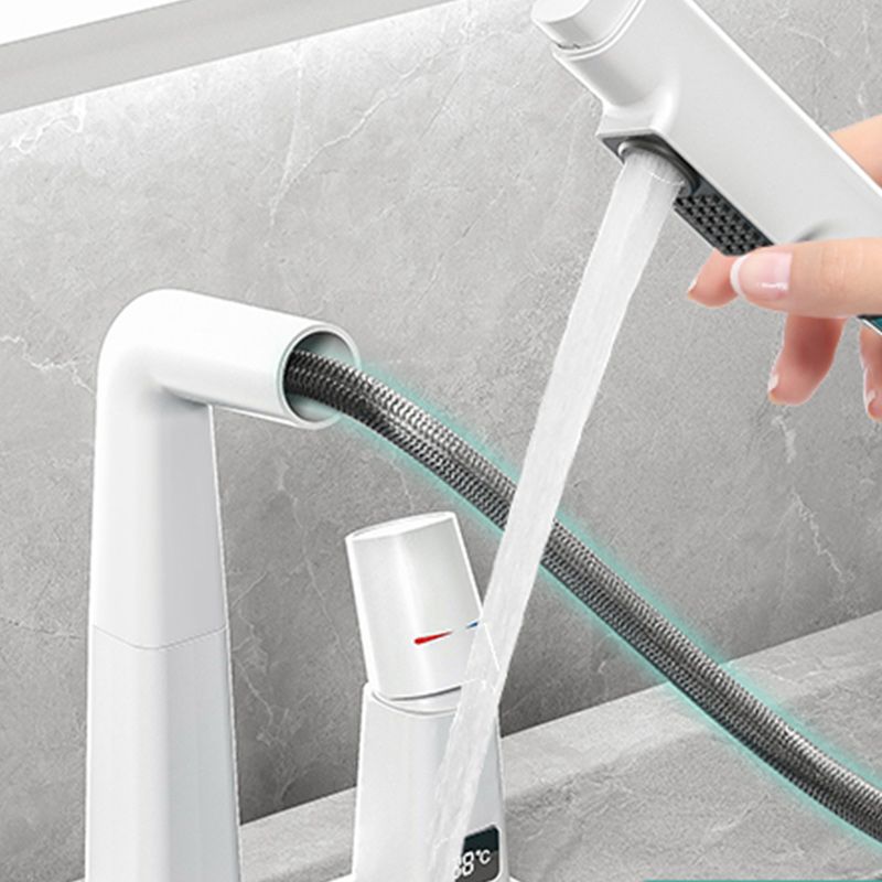 Modern Centerset Faucet Solid Color Single Hole Vessel Sink Bathroom Faucet Clearhalo 'Bathroom Remodel & Bathroom Fixtures' 'Bathroom Sink Faucets' 'Bathroom Sinks & Faucet Components' 'bathroom_sink_faucets' 'Home Improvement' 'home_improvement' 'home_improvement_bathroom_sink_faucets' 1200x1200_bc790262-825e-449c-a4d5-7ed75d5a35be