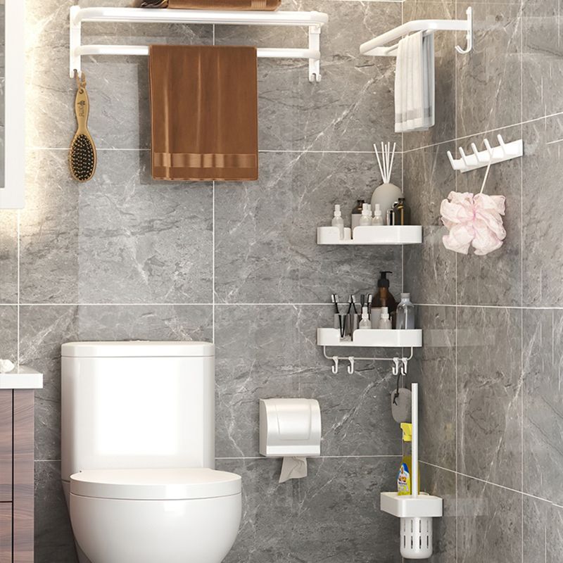 Modern Bathroom Hardware Set White Metal Bathroom Accessory Kit Clearhalo 'Bathroom Hardware Sets' 'Bathroom Hardware' 'Bathroom Remodel & Bathroom Fixtures' 'bathroom_hardware_sets' 'Home Improvement' 'home_improvement' 'home_improvement_bathroom_hardware_sets' 1200x1200_bc976a48-fd02-402b-a58e-192f00d2228b