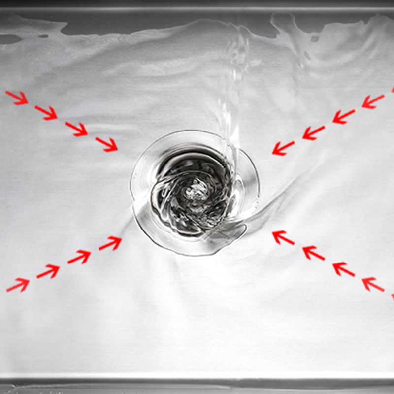 Contemporary Style Kitchen Sink Stainless Steel Colorfast Drop-In Kitchen Sink Clearhalo 'Home Improvement' 'home_improvement' 'home_improvement_kitchen_sinks' 'Kitchen Remodel & Kitchen Fixtures' 'Kitchen Sinks & Faucet Components' 'Kitchen Sinks' 'kitchen_sinks' 1200x1200_bcea8ee2-8362-4b15-a749-2fc9d256374c