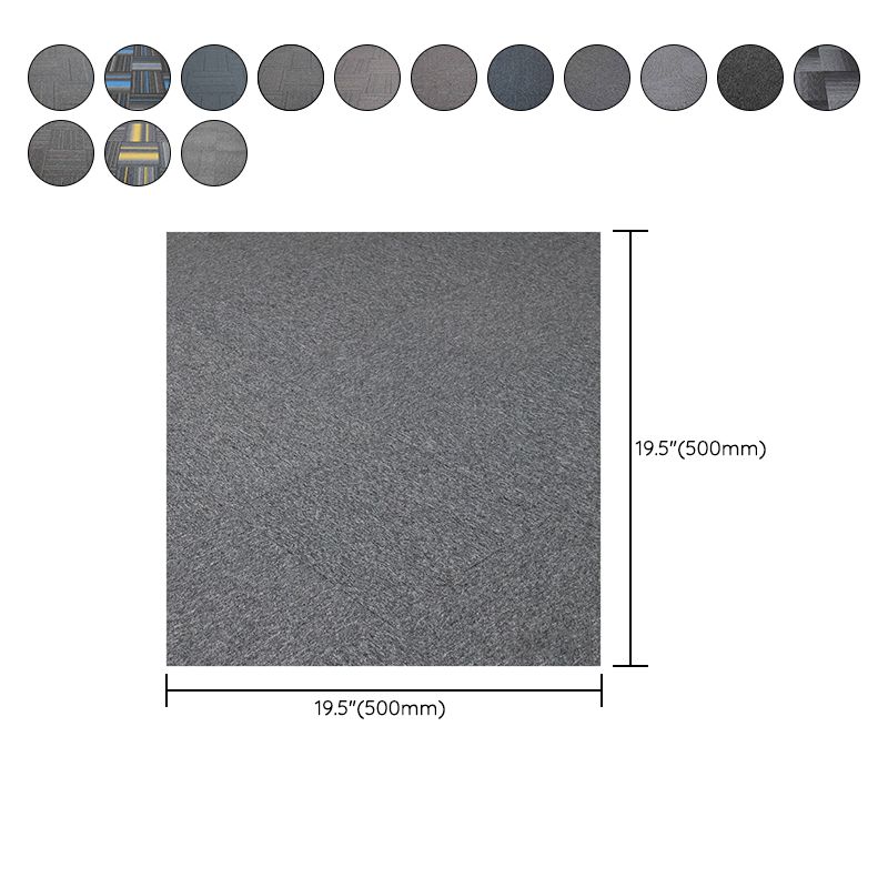 Carpet Tile Non-Skid Fade Resistant Geometry Loose Lay Carpet Tiles Living Room Clearhalo 'Carpet Tiles & Carpet Squares' 'carpet_tiles_carpet_squares' 'Flooring 'Home Improvement' 'home_improvement' 'home_improvement_carpet_tiles_carpet_squares' Walls and Ceiling' 1200x1200_bd02fcc7-cdef-4bd5-b1d1-31cb7c0200fe