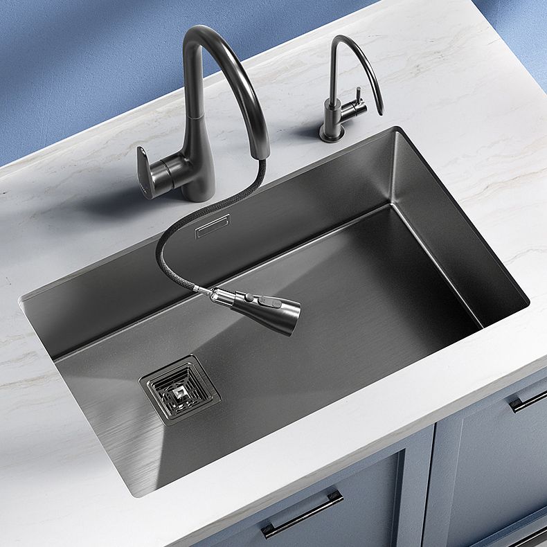 Modern Style Kitchen Sink Stainless Steel Antimicrobial Design Kitchen Sink Clearhalo 'Home Improvement' 'home_improvement' 'home_improvement_kitchen_sinks' 'Kitchen Remodel & Kitchen Fixtures' 'Kitchen Sinks & Faucet Components' 'Kitchen Sinks' 'kitchen_sinks' 1200x1200_bd144e03-17bd-45d2-a0c6-93e3b640684b