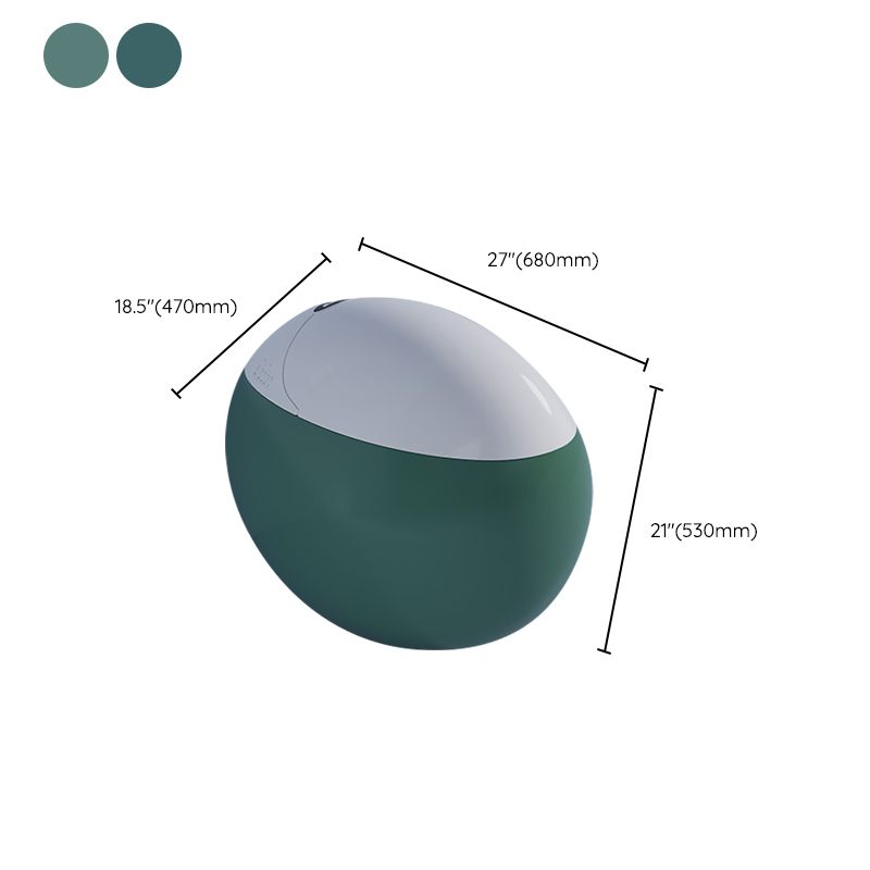 Contemporary Round Floor Mount Bidet with Heated Seat and Remote Control Included Clearhalo 'Bathroom Remodel & Bathroom Fixtures' 'Bidets' 'Home Improvement' 'home_improvement' 'home_improvement_bidets' 'Toilets & Bidets' 1200x1200_bd364a6d-4674-4016-aef2-5847bac09da6