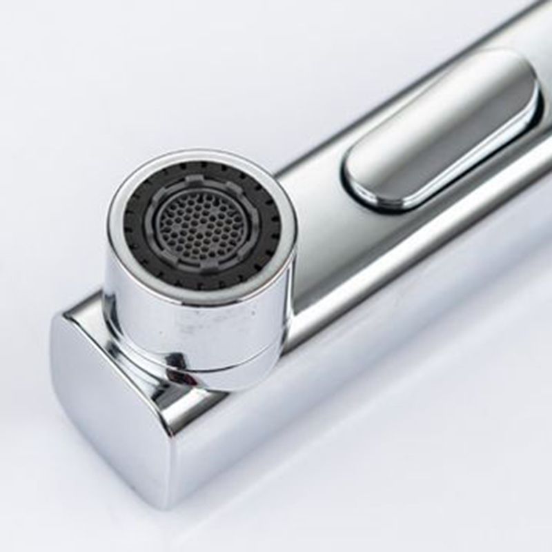 Contemporary Vessel Sink Faucet Copper Single Handle Low Arc Retractable Vessel Faucet Clearhalo 'Bathroom Remodel & Bathroom Fixtures' 'Bathroom Sink Faucets' 'Bathroom Sinks & Faucet Components' 'bathroom_sink_faucets' 'Home Improvement' 'home_improvement' 'home_improvement_bathroom_sink_faucets' 1200x1200_bd5b9778-cf63-4c27-8f99-54da5c32c832