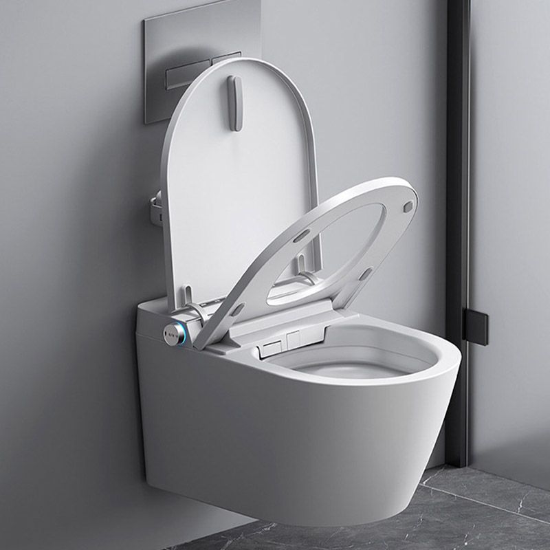 Modern Heated Seat Toilet ABS Wall Mount Flush Toilet for Home Use Clearhalo 'Bathroom Remodel & Bathroom Fixtures' 'Home Improvement' 'home_improvement' 'home_improvement_toilets' 'Toilets & Bidets' 'Toilets' 1200x1200_bd64c513-4acb-4c62-8cae-f5ed3b81c848
