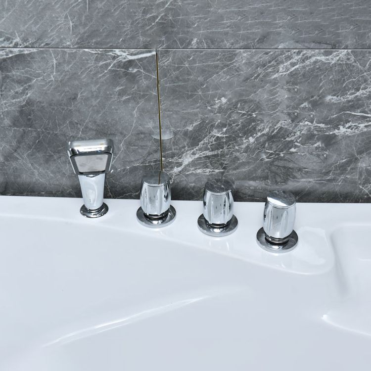 Corner Soaking Acrylic Bathtub Antique Finish Back to Wall Bath Tub Clearhalo 'Bathroom Remodel & Bathroom Fixtures' 'Bathtubs' 'Home Improvement' 'home_improvement' 'home_improvement_bathtubs' 'Showers & Bathtubs' 1200x1200_bd70fa26-e993-4539-9330-2f196ead0bcc
