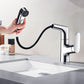Lever Handles Sink Faucet Single Hole Chrome Brass Bathroom Sink Faucet Clearhalo 'Bathroom Remodel & Bathroom Fixtures' 'Bathroom Sink Faucets' 'Bathroom Sinks & Faucet Components' 'bathroom_sink_faucets' 'Home Improvement' 'home_improvement' 'home_improvement_bathroom_sink_faucets' 1200x1200_bd7a1767-c9d5-49fe-8f69-6b85501bbade