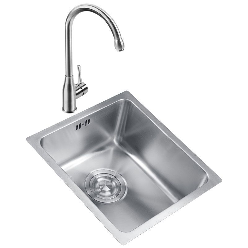 Classic Single Basin Sink Stainless Steel Workstation Sink with Faucet Clearhalo 'Home Improvement' 'home_improvement' 'home_improvement_kitchen_sinks' 'Kitchen Remodel & Kitchen Fixtures' 'Kitchen Sinks & Faucet Components' 'Kitchen Sinks' 'kitchen_sinks' 1200x1200_bdac8a76-ce2e-47aa-8c25-38aab3c450e4