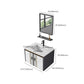 Vanity Set Wall Mounted Drawers Rectangular Ceramic Sink Vanity Set with Faucet Mirror Clearhalo 'Bathroom Remodel & Bathroom Fixtures' 'Bathroom Vanities' 'bathroom_vanities' 'Home Improvement' 'home_improvement' 'home_improvement_bathroom_vanities' 1200x1200_bdbd06d5-51be-47bb-9177-f2a92b41cef9