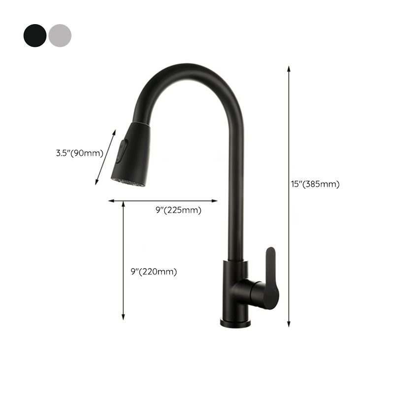 Modern Pot Filler Stainless Steel Pull Out Faucet Bar Prep Kitchen Faucet Clearhalo 'Home Improvement' 'home_improvement' 'home_improvement_kitchen_faucets' 'Kitchen Faucets' 'Kitchen Remodel & Kitchen Fixtures' 'Kitchen Sinks & Faucet Components' 'kitchen_faucets' 1200x1200_be0b54d7-c7c7-4408-87f8-100a9d9e6ecf