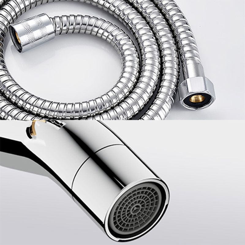 Modern Shower System Handle Lever Wall Mounted Copper Shower System Clearhalo 'Bathroom Remodel & Bathroom Fixtures' 'Home Improvement' 'home_improvement' 'home_improvement_shower_faucets' 'Shower Faucets & Systems' 'shower_faucets' 'Showers & Bathtubs Plumbing' 'Showers & Bathtubs' 1200x1200_be0f5101-ac93-4618-bc4d-4e4fd66d8eb7