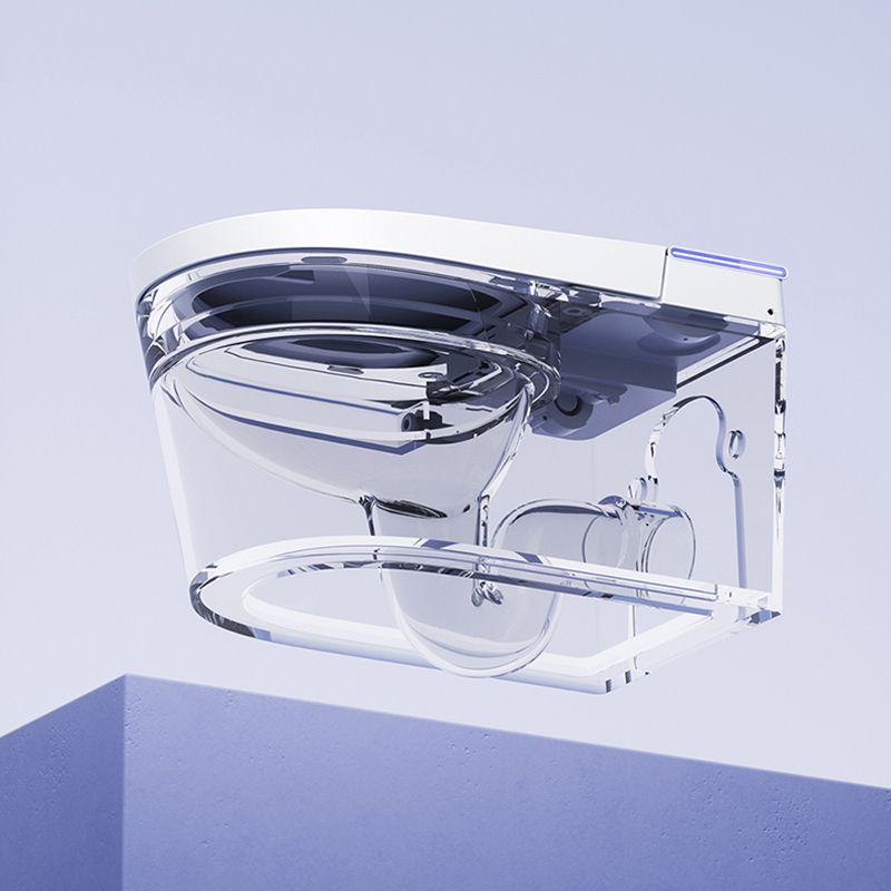 Contemporary Wall Hung Toilet Set Ceramic Wall Mounted Bidet Clearhalo 'Bathroom Remodel & Bathroom Fixtures' 'Bidets' 'Home Improvement' 'home_improvement' 'home_improvement_bidets' 'Toilets & Bidets' 1200x1200_be1e14f0-800a-4552-9955-2500f6fcc73c