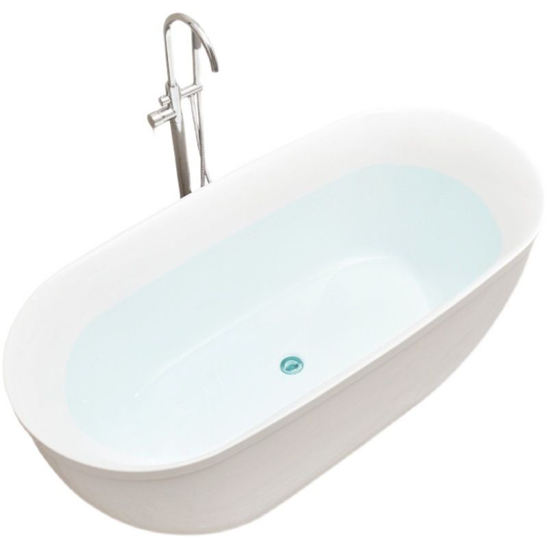 Freestanding Antique Finish Bathtub Soaking Back to Wall Bath Tub Clearhalo 'Bathroom Remodel & Bathroom Fixtures' 'Bathtubs' 'Home Improvement' 'home_improvement' 'home_improvement_bathtubs' 'Showers & Bathtubs' 1200x1200_be2c616b-592c-44c9-a81d-8fa8c5c34222