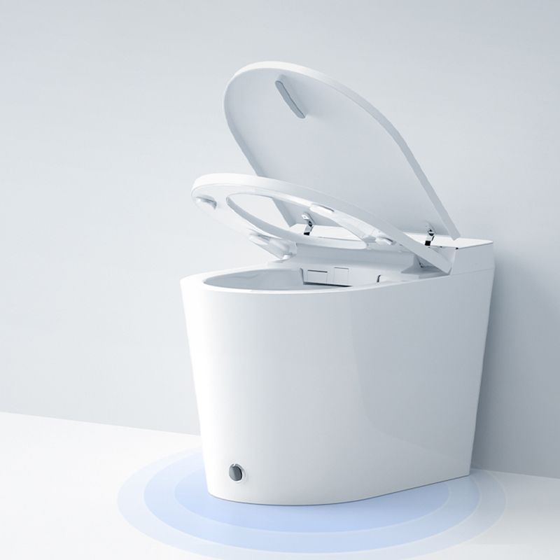 White Elongated Deodorizing Antimicrobial Floor Mount Bidet with Heated Seat Clearhalo 'Bathroom Remodel & Bathroom Fixtures' 'Bidets' 'Home Improvement' 'home_improvement' 'home_improvement_bidets' 'Toilets & Bidets' 1200x1200_be37d1bf-a6ca-40a6-9550-ab99ddc1b219