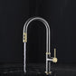 Touch Sensor Kitchen Faucet Swivel Spout with Pull Down Sprayer Clearhalo 'Home Improvement' 'home_improvement' 'home_improvement_kitchen_faucets' 'Kitchen Faucets' 'Kitchen Remodel & Kitchen Fixtures' 'Kitchen Sinks & Faucet Components' 'kitchen_faucets' 1200x1200_be461ce8-89c8-4546-98ac-26eaf0422039