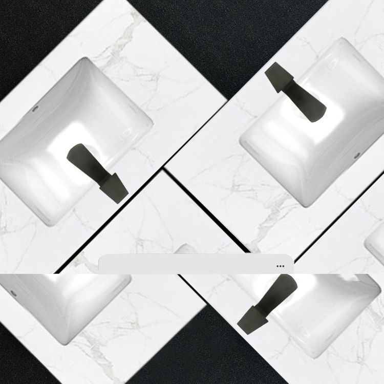 Metal Base Sink Vanity Modern Wall Mount Gray Single-Sink Rectangular Vanity Set Clearhalo 'Bathroom Remodel & Bathroom Fixtures' 'Bathroom Vanities' 'bathroom_vanities' 'Home Improvement' 'home_improvement' 'home_improvement_bathroom_vanities' 1200x1200_be515fa0-303e-4206-8578-f43941491b0f