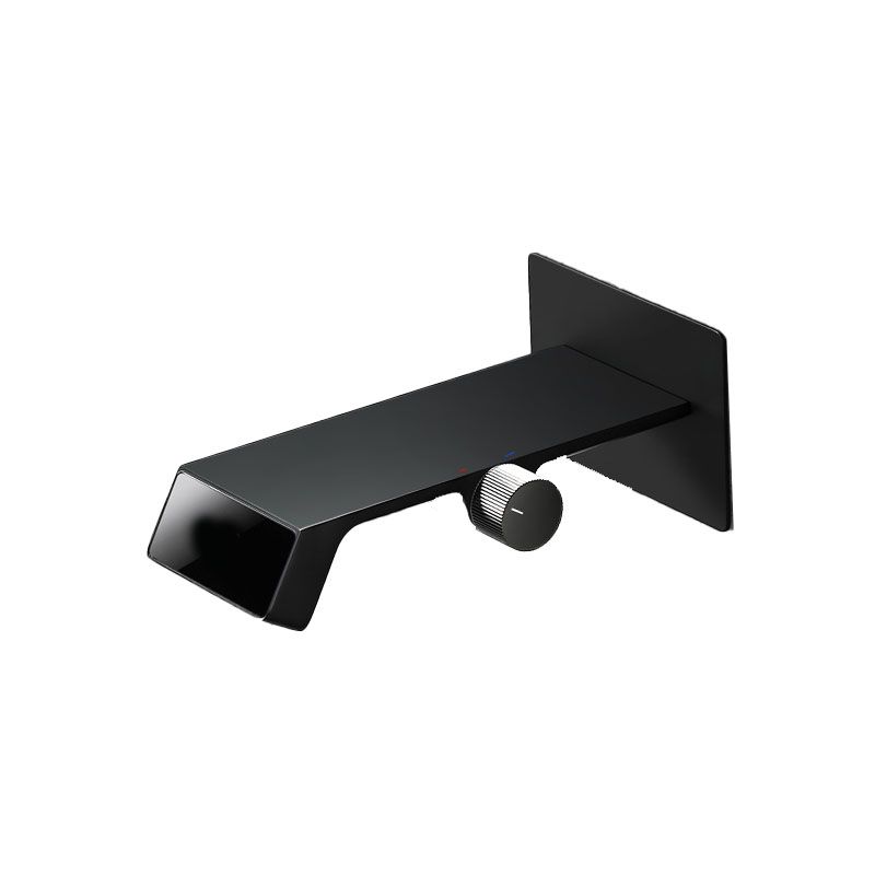 Modern Bathtub Faucet Wall-mounted Brass Digital Display Bathtub Faucet Clearhalo 'Bathroom Remodel & Bathroom Fixtures' 'Bathtub Faucets' 'bathtub_faucets' 'Home Improvement' 'home_improvement' 'home_improvement_bathtub_faucets' 1200x1200_be547dc3-0536-4687-b214-4cf7a88ba022