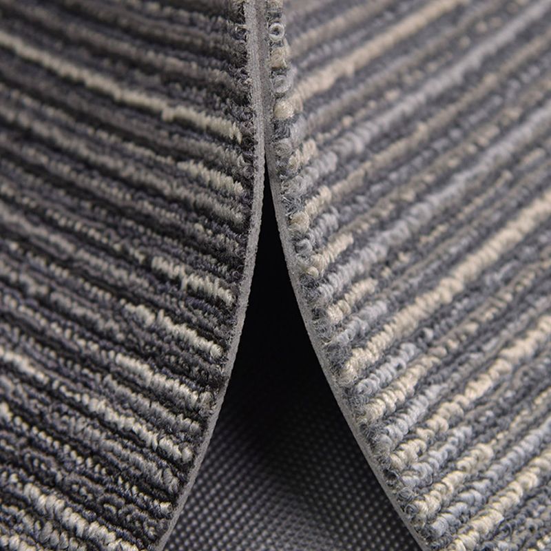 Carpet Tile Non-Skid Fade Resistant Striped Loose Lay Carpet Tiles Living Room Clearhalo 'Carpet Tiles & Carpet Squares' 'carpet_tiles_carpet_squares' 'Flooring 'Home Improvement' 'home_improvement' 'home_improvement_carpet_tiles_carpet_squares' Walls and Ceiling' 1200x1200_be6daf29-2a09-4f2b-8cc1-0e83481de5ef