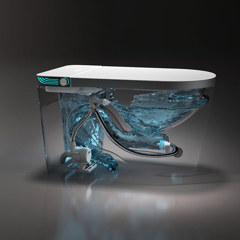 Vitreous China Floor Standing Bidet Dryer Elongated Floor Mount Bidet Clearhalo 'Bathroom Remodel & Bathroom Fixtures' 'Bidets' 'Home Improvement' 'home_improvement' 'home_improvement_bidets' 'Toilets & Bidets' 1200x1200_be7f840d-6ea9-4fd0-97b0-6d103d157d7e