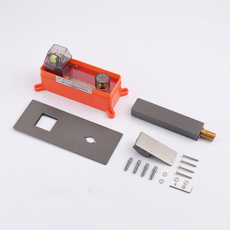 Wall Mounted Bathroom Faucet Low Arc Lever Handle 2 Hole Faucets Clearhalo 'Bathroom Remodel & Bathroom Fixtures' 'Bathroom Sink Faucets' 'Bathroom Sinks & Faucet Components' 'bathroom_sink_faucets' 'Home Improvement' 'home_improvement' 'home_improvement_bathroom_sink_faucets' 1200x1200_beb051c5-3ac7-4dc9-82fa-2eef3085efab