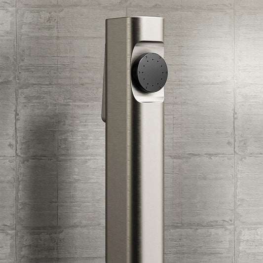 Modern Style Shower System Handle Knob Rectangle Wall Mounted Copper Shower System Clearhalo 'Bathroom Remodel & Bathroom Fixtures' 'Home Improvement' 'home_improvement' 'home_improvement_shower_faucets' 'Shower Faucets & Systems' 'shower_faucets' 'Showers & Bathtubs Plumbing' 'Showers & Bathtubs' 1200x1200_beb406c0-7e07-433a-a426-5ba54593d1f0