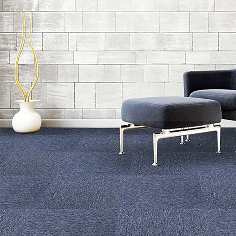 Carpet Tile Fade Resistant Non-Skid Solid Color Loose Lay Carpet Tile Living Room Clearhalo 'Carpet Tiles & Carpet Squares' 'carpet_tiles_carpet_squares' 'Flooring 'Home Improvement' 'home_improvement' 'home_improvement_carpet_tiles_carpet_squares' Walls and Ceiling' 1200x1200_bebd0fe4-f54c-4353-bf3b-7d3604854d97