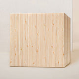 Farmhouse Tin Backsplash Paneling Smooth Wall Ceiling Wood Board Set of 2 Clearhalo 'Flooring 'Home Improvement' 'home_improvement' 'home_improvement_wall_paneling' 'Wall Paneling' 'wall_paneling' 'Walls & Ceilings' Walls and Ceiling' 1200x1200_bebdf2f2-e65f-40b7-8967-98efd5beb423