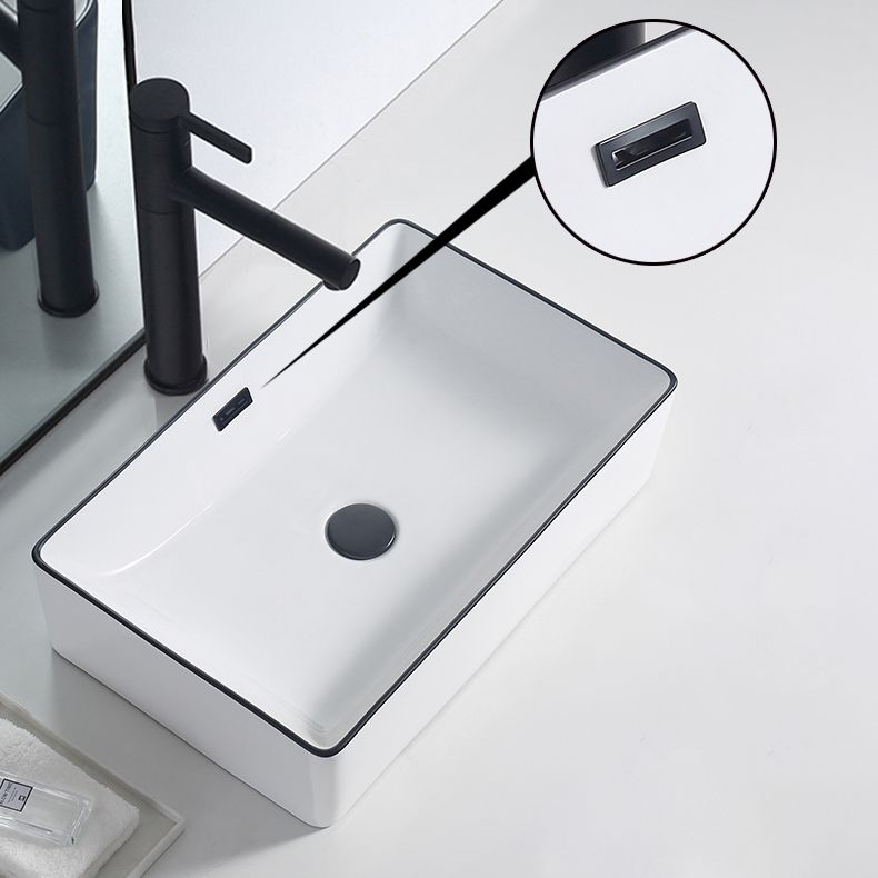 Modern Porcelain Trough Sink Rectangular Trough Bathroom Sink Clearhalo 'Bathroom Remodel & Bathroom Fixtures' 'Bathroom Sinks & Faucet Components' 'Bathroom Sinks' 'bathroom_sink' 'Home Improvement' 'home_improvement' 'home_improvement_bathroom_sink' 1200x1200_bec029e9-af4c-4ca0-be46-cff0fc8a754e