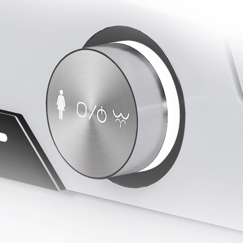 Elongated All-in-One Bidet White One-Piece Smart Toilet Bidet with Quiet-Close Clearhalo 'Bathroom Remodel & Bathroom Fixtures' 'Bidets' 'Home Improvement' 'home_improvement' 'home_improvement_bidets' 'Toilets & Bidets' 1200x1200_beda1518-7d87-4286-a15f-de0fc1b52491