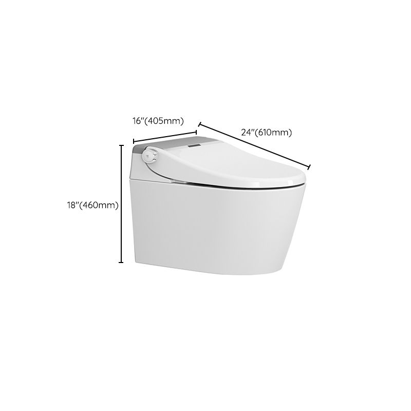 White Modern Deodorizing Wall Hung Toilet Set with Water Pressure Control Clearhalo 'Bathroom Remodel & Bathroom Fixtures' 'Bidets' 'Home Improvement' 'home_improvement' 'home_improvement_bidets' 'Toilets & Bidets' 1200x1200_bee062c5-b0dd-4446-bc76-e1be48722d1d