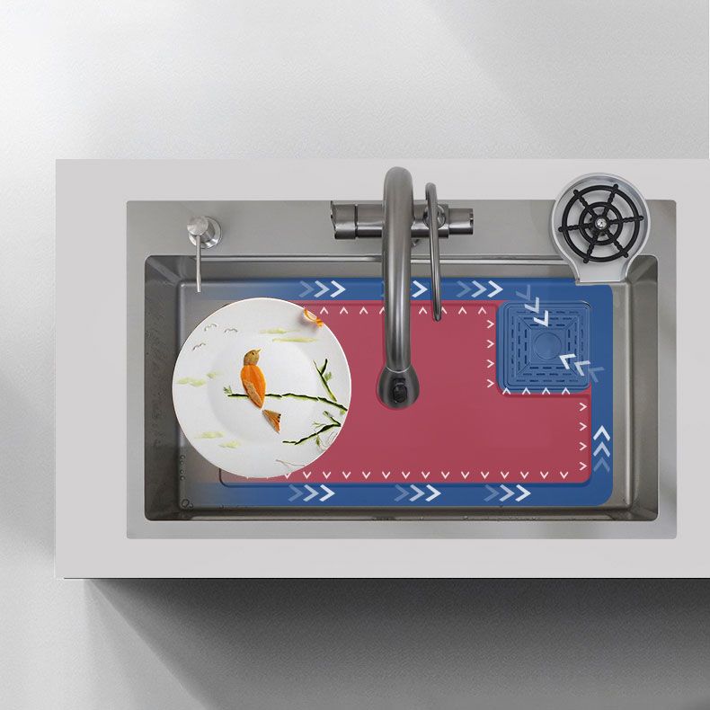 Modern Style Kitchen Sink Rectangle Shape Kitchen Sink with Single Bowl Clearhalo 'Home Improvement' 'home_improvement' 'home_improvement_kitchen_sinks' 'Kitchen Remodel & Kitchen Fixtures' 'Kitchen Sinks & Faucet Components' 'Kitchen Sinks' 'kitchen_sinks' 1200x1200_befb4407-f076-4080-9de4-84f969c26c07