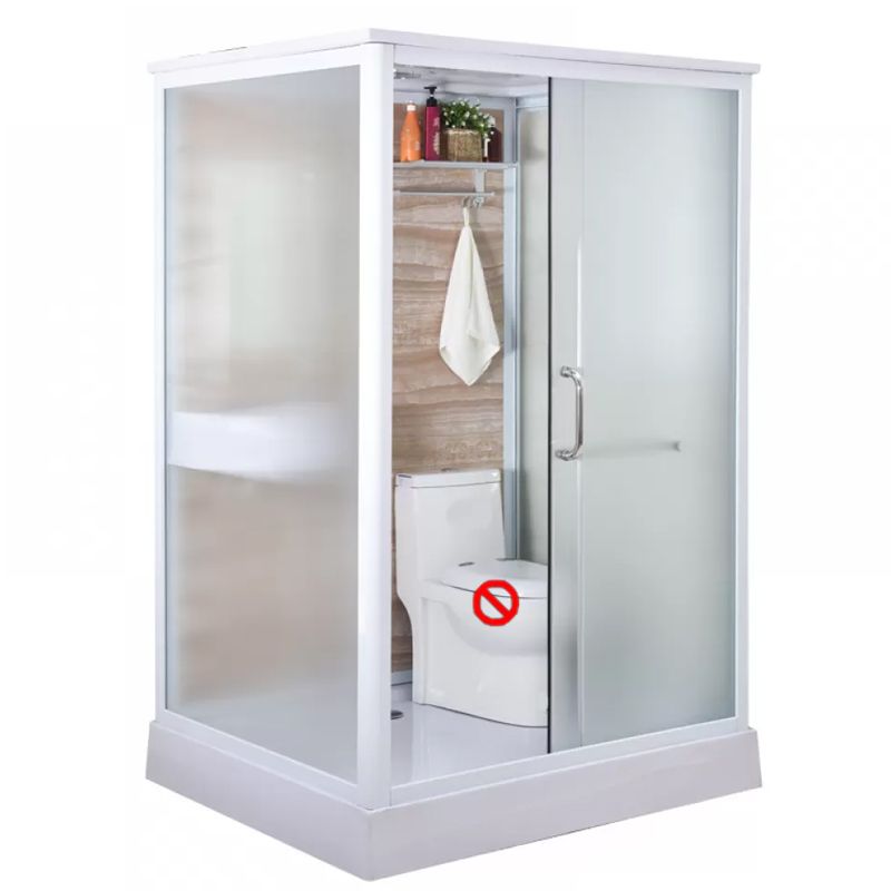 Framed Tempered Glass Shower Enclosure with Pedestal Full-Framed Shower Enclosure Clearhalo 'Bathroom Remodel & Bathroom Fixtures' 'Home Improvement' 'home_improvement' 'home_improvement_shower_stalls_enclosures' 'Shower Stalls & Enclosures' 'shower_stalls_enclosures' 'Showers & Bathtubs' 1200x1200_befe1919-cd5b-4b38-9cac-ca27552b0d94
